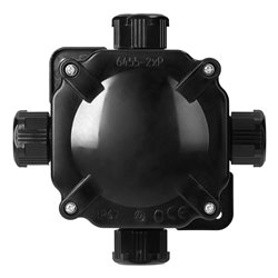 PUSZKA HERMETYCZNA IP67, 4 DŁAWNICE, 144X144MM, CZARNA ORNO PUSZKA HERMETYCZNA IP67, 4 DŁAWNICE, 144X144MM, CZARNA ORNO
