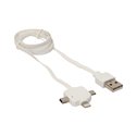 ŁADOWARKA POWER USB CABEL 3W1 ORNO