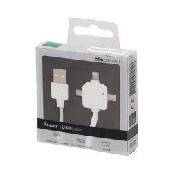 ŁADOWARKA POWER USB CABEL 3W1 ORNO ŁADOWARKA POWER USB CABEL 3W1 ORNO