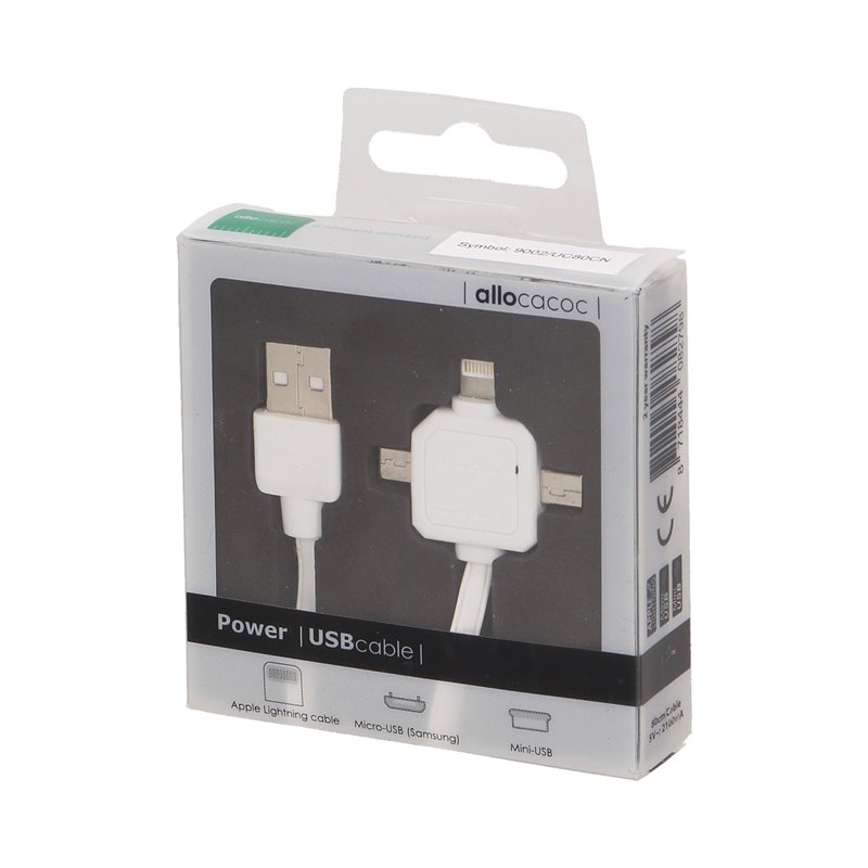 ŁADOWARKA POWER USB CABEL 3W1 ORNO ŁADOWARKA POWER USB CABEL 3W1 ORNO