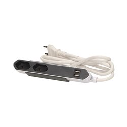 PRZEDŁUŻACZ POWERBAR USB Z PRZEWODEM 1,5M ORNO PRZEDŁUŻACZ POWERBAR USB Z PRZEWODEM 1,5M ORNO