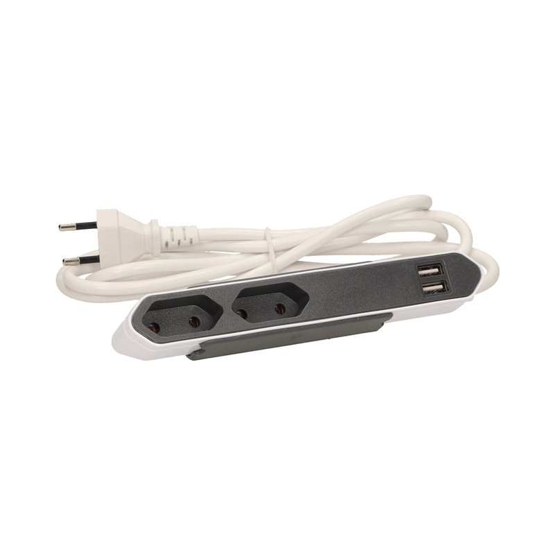 PRZEDŁUŻACZ POWERBAR USB Z PRZEWODEM 1,5M ORNO PRZEDŁUŻACZ POWERBAR USB Z PRZEWODEM 1,5M ORNO