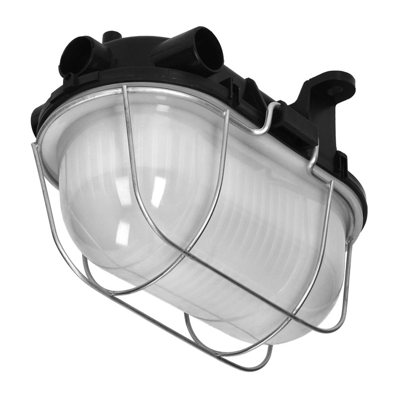 OVAL 7040T, OPRAWA OŚWIETLENIOWA, 40W, E27, IP44, IK10, KLOSZ POLIWĘGLAN MATOWY, PODSTAWA POLIPROPYLEN, SIATKA METALOWA, CZARNA OVAL 7040T, OPRAWA OŚWIETLENIOWA, 40W, E27, IP44, IK10, KLOSZ POLIWĘGLAN MATOWY, PODSTAWA POLIPROPYLEN, SIATKA METALOWA, CZARNA
