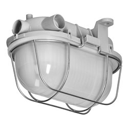 OVAL 7040T, OPRAWA OŚWIETLENIOWA, 40W, E27, IP44, IK10, KLOSZ POLIWĘGLAN MATOWY, PODSTAWA POLIPROPYLEN, SIATKA METALOWA, SZARA O OVAL 7040T, OPRAWA OŚWIETLENIOWA, 40W, E27, IP44, IK10, KLOSZ POLIWĘGLAN MATOWY, PODSTAWA POLIPROPYLEN, SIATKA METALOWA, SZARA O