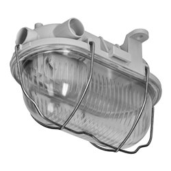 OVAL 7040T/R, OPRAWA OŚWIETLENIOWA, 40W, E27, IP44, IK10, KLOSZ POLIWĘGLAN PRZEŹROCZYSTY, PODSTAWA POLIPROPYLEN, SIATKA METALOWA OVAL 7040T/R, OPRAWA OŚWIETLENIOWA, 40W, E27, IP44, IK10, KLOSZ POLIWĘGLAN PRZEŹROCZYSTY, PODSTAWA POLIPROPYLEN, SIATKA METALOWA