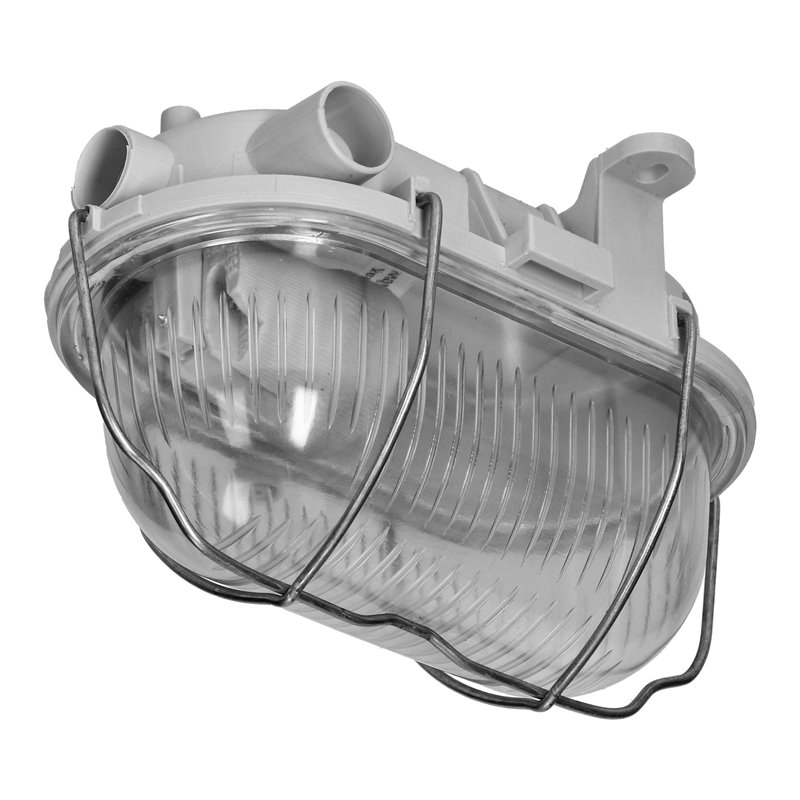 OVAL 7040T/R, OPRAWA OŚWIETLENIOWA, 40W, E27, IP44, IK10, KLOSZ POLIWĘGLAN PRZEŹROCZYSTY, PODSTAWA POLIPROPYLEN, SIATKA METALOWA OVAL 7040T/R, OPRAWA OŚWIETLENIOWA, 40W, E27, IP44, IK10, KLOSZ POLIWĘGLAN PRZEŹROCZYSTY, PODSTAWA POLIPROPYLEN, SIATKA METALOWA