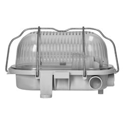 OVAL 7040T/R, OPRAWA OŚWIETLENIOWA, 40W, E27, IP44, IK10, KLOSZ POLIWĘGLAN PRZEŹROCZYSTY, PODSTAWA POLIPROPYLEN, SIATKA METALOWA OVAL 7040T/R, OPRAWA OŚWIETLENIOWA, 40W, E27, IP44, IK10, KLOSZ POLIWĘGLAN PRZEŹROCZYSTY, PODSTAWA POLIPROPYLEN, SIATKA METALOWA