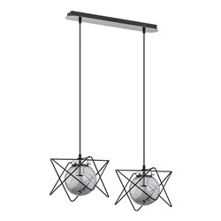 CORRADO 2P, LAMPA WISZĄCA, E14 MAX. 2X 40W, CHROM ORNO CORRADO 2P, LAMPA WISZĄCA, E14 MAX. 2X 40W, CHROM ORNO