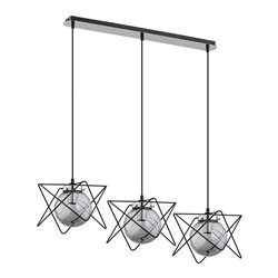 CORRADO 3P, LAMPA WISZĄCA, E14 MAX. 3X 40W, CHROM ORNO CORRADO 3P, LAMPA WISZĄCA, E14 MAX. 3X 40W, CHROM ORNO
