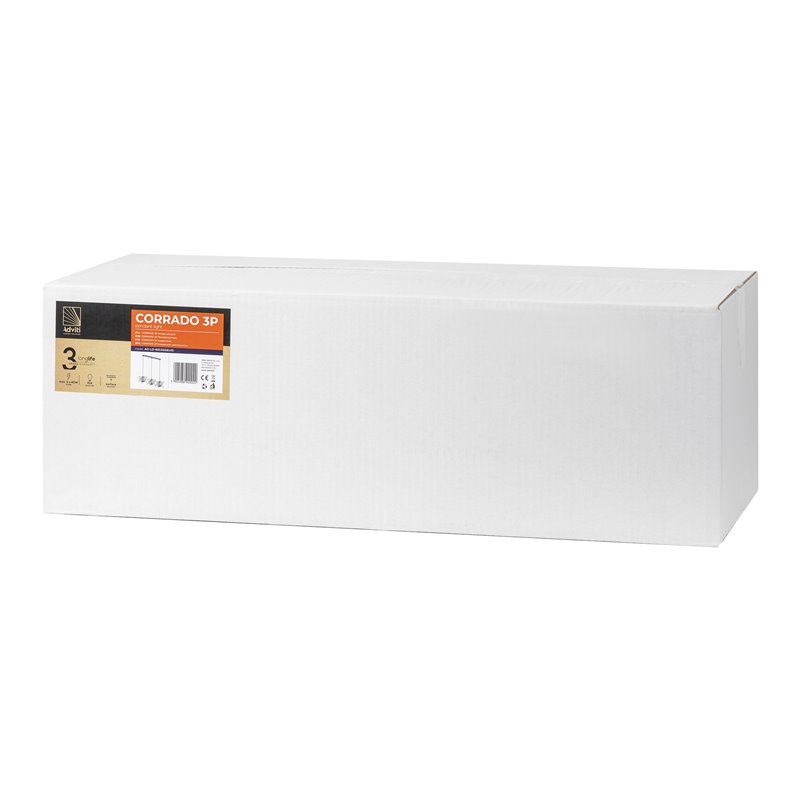 CORRADO 3P, LAMPA WISZĄCA, E14 MAX. 3X 40W, CHROM ORNO CORRADO 3P, LAMPA WISZĄCA, E14 MAX. 3X 40W, CHROM ORNO