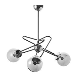 GALAKSI 3P, LAMPA WISZĄCA, E14 MAX. 3X 40W, CHROM ORNO GALAKSI 3P, LAMPA WISZĄCA, E14 MAX. 3X 40W, CHROM ORNO