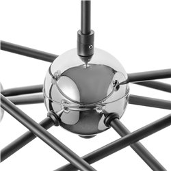 GALAKSI 6P, LAMPA WISZĄCA, E14 MAX. 6X 40W, CHROM ORNO GALAKSI 6P, LAMPA WISZĄCA, E14 MAX. 6X 40W, CHROM ORNO