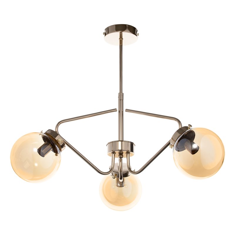 BULAT 3P, LAMPA WISZĄCA, E14 MAX. 3X40W, ZŁOTA ORNO