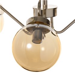 BULAT 3P, LAMPA WISZĄCA, E14 MAX. 3X40W, ZŁOTA ORNO BULAT 3P, LAMPA WISZĄCA, E14 MAX. 3X40W, ZŁOTA ORNO
