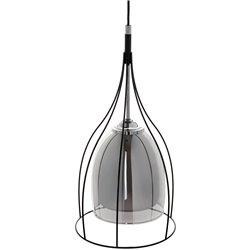ADELE 1P, LAMPA WISZĄCA, E27 MAX. 60W, CZARNA ORNO ADELE 1P, LAMPA WISZĄCA, E27 MAX. 60W, CZARNA ORNO
