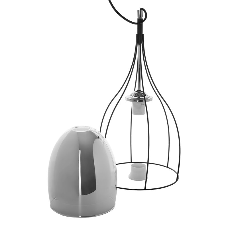 ADELE 1P, LAMPA WISZĄCA, E27 MAX. 60W, CZARNA ORNO ADELE 1P, LAMPA WISZĄCA, E27 MAX. 60W, CZARNA ORNO