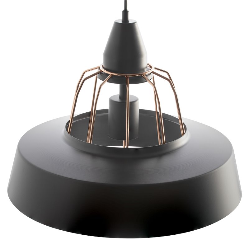 ROCCO 1P, LAMPA WISZĄCA, E27 MAX. 60W, CZARNA, MIEDZIANA ORNO ROCCO 1P, LAMPA WISZĄCA, E27 MAX. 60W, CZARNA, MIEDZIANA ORNO