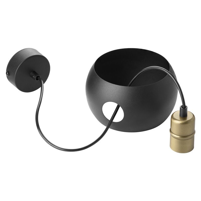 JALA 1P, LAMPA WISZĄCA, E27 MAX.15W, CZARNA ORNO JALA 1P, LAMPA WISZĄCA, E27 MAX.15W, CZARNA ORNO
