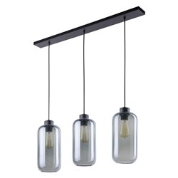 LAZIO 3P, LAMPA WISZĄCA, E27 MAX.15W, CZARNA ORNO LAZIO 3P, LAMPA WISZĄCA, E27 MAX.15W, CZARNA ORNO