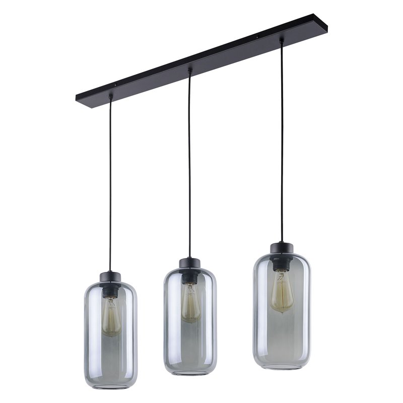 LAZIO 3P, LAMPA WISZĄCA, E27 MAX.15W, CZARNA ORNO LAZIO 3P, LAMPA WISZĄCA, E27 MAX.15W, CZARNA ORNO