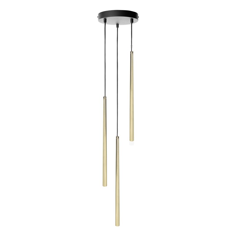 TABUNG 3P, LAMPA WISZĄCA, G9  MAX.6W, ZŁOTA ORNO