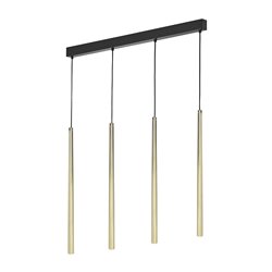 TABUNG 4P, LAMPA WISZĄCA, G9 MAX.6W, ZŁOTA ORNO TABUNG 4P, LAMPA WISZĄCA, G9 MAX.6W, ZŁOTA ORNO