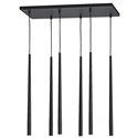 TABUNG 6P, LAMPA WISZĄCA, G9  MAX.6W, CZARNA ORNO