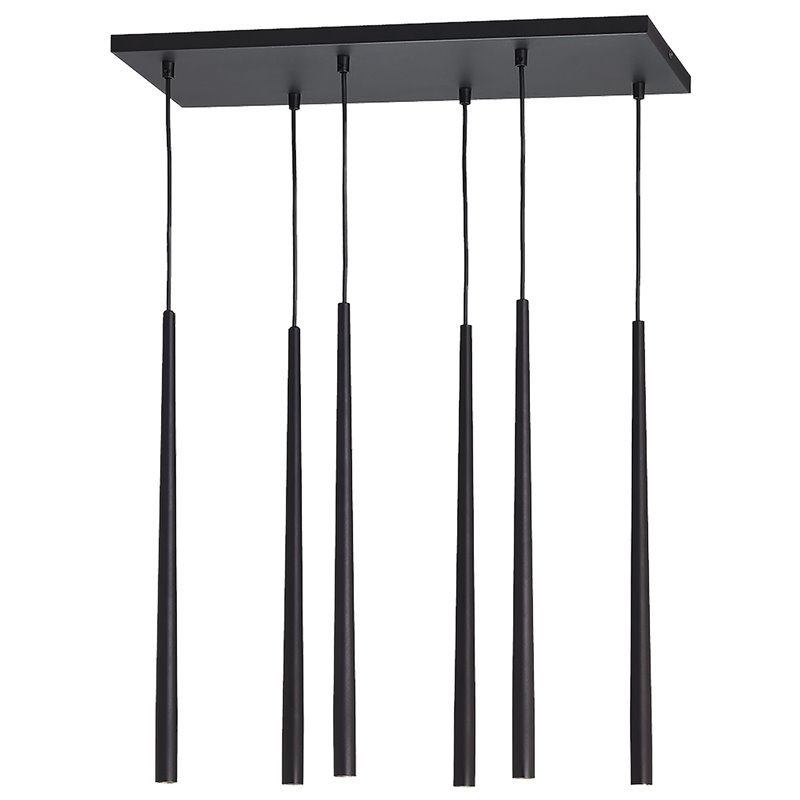 TABUNG 6P, LAMPA WISZĄCA, G9  MAX.6W, CZARNA ORNO