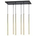 TABUNG 6P, LAMPA WISZĄCA, G9  MAX.6W, ZŁOTA ORNO