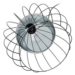 DUNIA 500 1P, LAMPA WISZĄCA, E27 MAX.15W, CZARNA ORNO DUNIA 500 1P, LAMPA WISZĄCA, E27 MAX.15W, CZARNA ORNO