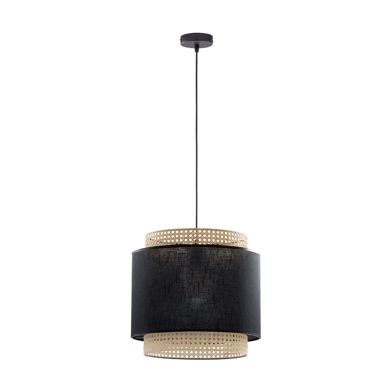 LANA 380 1P, LAMPA WISZĄCA, E27  MAX.60W, CZARNA ORNO