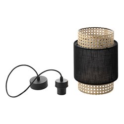 LANA 200 1P, LAMPA WISZĄCA, E27 MAX.60W, CZARNA ORNO LANA 200 1P, LAMPA WISZĄCA, E27 MAX.60W, CZARNA ORNO