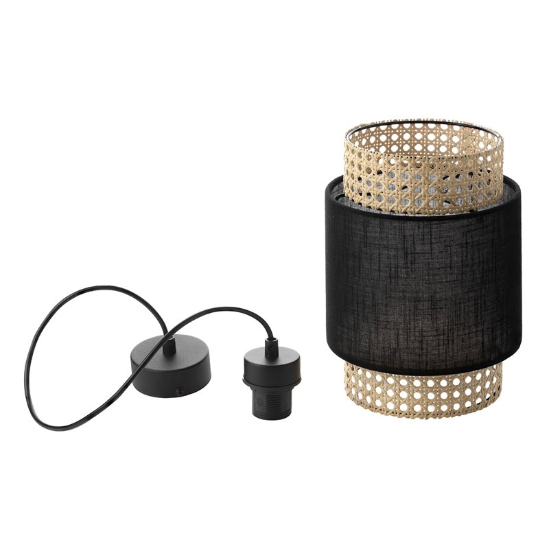 LANA 200 1P, LAMPA WISZĄCA, E27 MAX.60W, CZARNA ORNO LANA 200 1P, LAMPA WISZĄCA, E27 MAX.60W, CZARNA ORNO