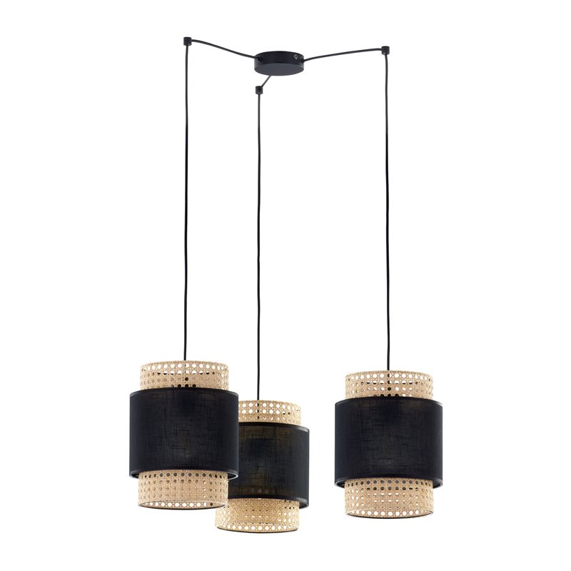 LANA 3P, LAMPA WISZĄCA, E27 MAX.60W, CZARNA ORNO LANA 3P, LAMPA WISZĄCA, E27 MAX.60W, CZARNA ORNO