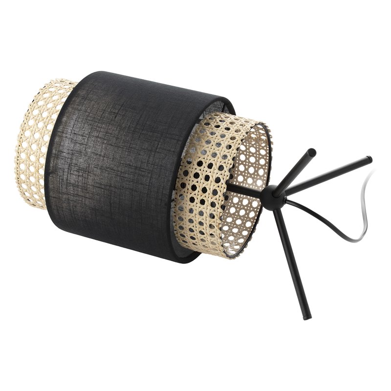 LANA, LAMPKA NOCNA, E27 MAX.60W, CZARNA ORNO LANA, LAMPKA NOCNA, E27 MAX.60W, CZARNA ORNO