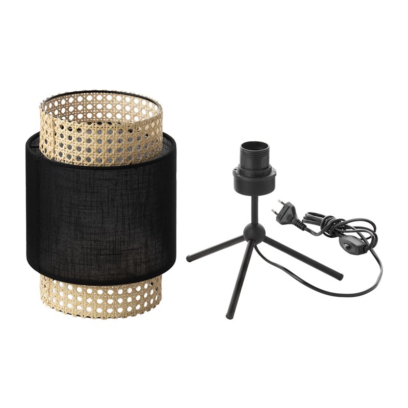 LANA, LAMPKA NOCNA, E27 MAX.60W, CZARNA ORNO LANA, LAMPKA NOCNA, E27 MAX.60W, CZARNA ORNO