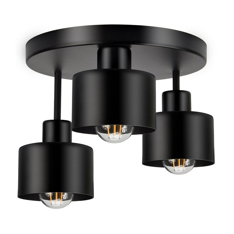RAMOS LAMPA WISZĄCA, MOC MAX. 3X18W, E27, CZARNA ORNO RAMOS LAMPA WISZĄCA, MOC MAX. 3X18W, E27, CZARNA ORNO