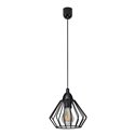 WAYA LAMPA WISZĄCA, MOC MAX. 1X60W, E27, CZARNA ORNO