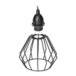 WAYA LAMPA WISZĄCA, MOC MAX. 1X60W, E27, CZARNA ORNO WAYA LAMPA WISZĄCA, MOC MAX. 1X60W, E27, CZARNA ORNO