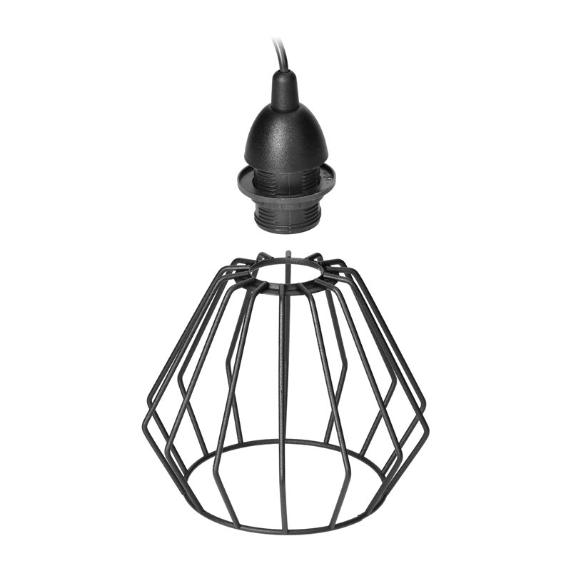 WAYA LAMPA WISZĄCA, MOC MAX. 1X60W, E27, CZARNA ORNO WAYA LAMPA WISZĄCA, MOC MAX. 1X60W, E27, CZARNA ORNO