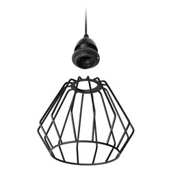 WAYA LAMPA WISZĄCA, MOC MAX. 3X60W, E27, CZARNA ORNO WAYA LAMPA WISZĄCA, MOC MAX. 3X60W, E27, CZARNA ORNO