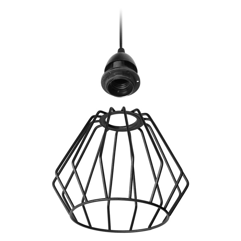 WAYA LAMPA WISZĄCA, MOC MAX. 3X60W, E27, CZARNA ORNO WAYA LAMPA WISZĄCA, MOC MAX. 3X60W, E27, CZARNA ORNO