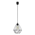 KEBUL LAMPA WISZĄCA, MOC MAX. 1X60W, E27, CZARNA ORNO