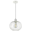 SOLA LAMPA WISZĄCA, MOC MAX. 1X60W, E27, BIAŁA ORNO