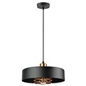 CHIRO LAMPA WISZĄCA, MOC MAX. 1X60W, E27, CZARNA ORNO