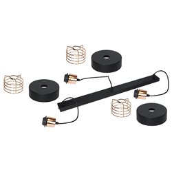 CHIRO LAMPA WISZĄCA, MOC MAX. 3X60W, E27, CZARNA ORNO CHIRO LAMPA WISZĄCA, MOC MAX. 3X60W, E27, CZARNA ORNO