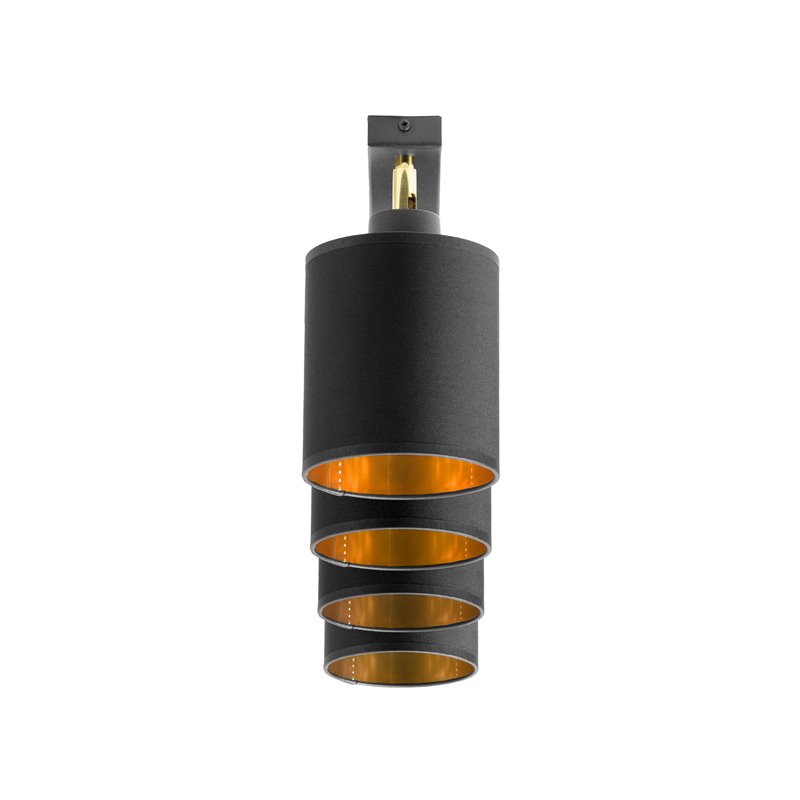 BATI OPRAWA ŚCIENNO-SUFITOWA, MOC MAX. 4X60W, E27, CZARNA ORNO BATI OPRAWA ŚCIENNO-SUFITOWA, MOC MAX. 4X60W, E27, CZARNA ORNO