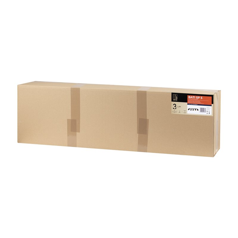 BATI OPRAWA ŚCIENNO-SUFITOWA, MOC MAX. 5X60W, E27, CZARNA ORNO BATI OPRAWA ŚCIENNO-SUFITOWA, MOC MAX. 5X60W, E27, CZARNA ORNO