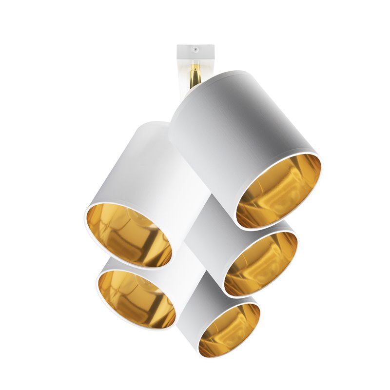 BATI OPRAWA ŚCIENNO-SUFITOWA, MOC MAX. 5X60W, E27, BIAŁA ORNO BATI OPRAWA ŚCIENNO-SUFITOWA, MOC MAX. 5X60W, E27, BIAŁA ORNO