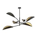 PETALO LAMPA WISZĄCA, MOC MAX.6X40W, E14, CZARNO-ZŁOTA ORNO